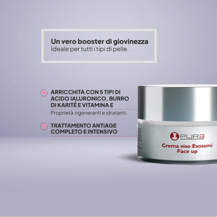 Dettagli Crema Viso Esosomi Face Up di Pure Italia